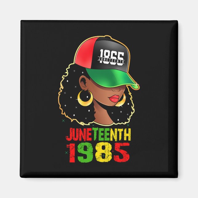 Imã Juneteenth Celebra o Dia da Liberdade Afro-America (Frente)