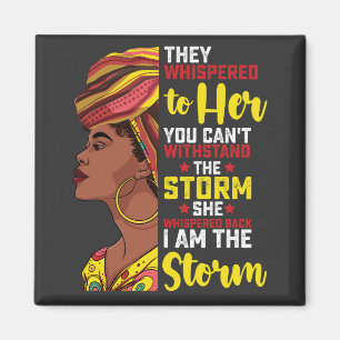 Imã Juneteenth Eu Sou A Tempestade Melanina Menina Pre