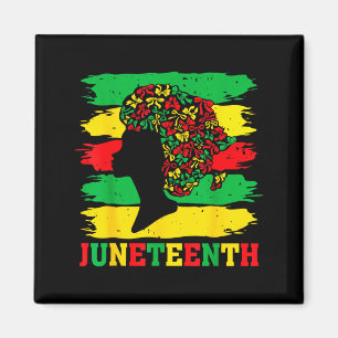 Imã Juneteenth mulheres negras afro coquete laço cabel