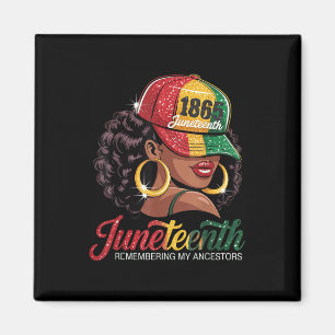 Imã Juneteenth Mulheres Negras Meninas Lembrando Meus