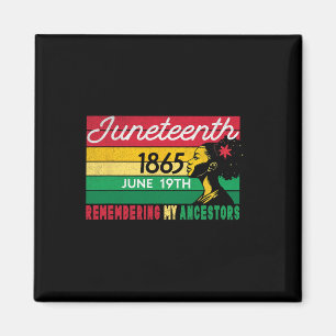 Imã Juneteenth Mulheres Negras Patrimônio Lembrando Me