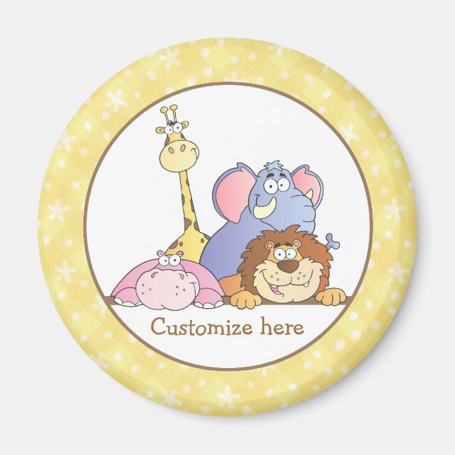 Imã Jungle Baby Design (Frente)