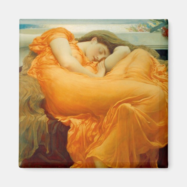 Imã Junho flamejante de Frederick Leighton (Frente)