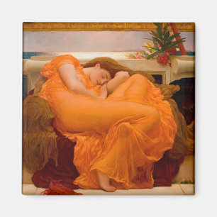 Imã Junho flamejante por Frederic Lord Leighton 1830