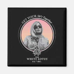 Imã Junte o seu Sh*t - O Lotus Branco