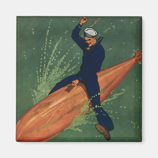 Imã Junte-se ao Marinho (Frente)