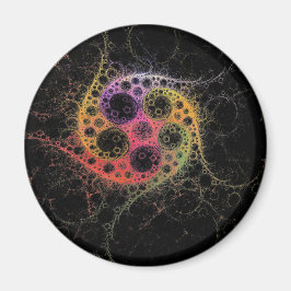 Imã Junto ao Centro do Magnet Redondo