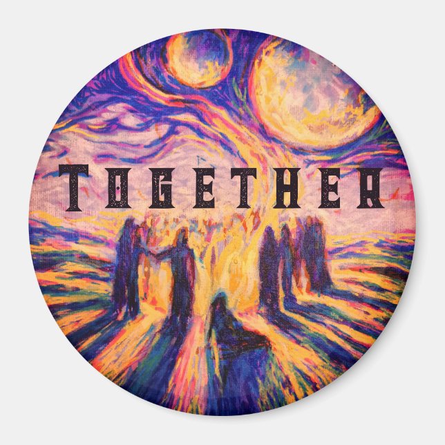 Imã Juntos pelo fogo Místico (Frente)