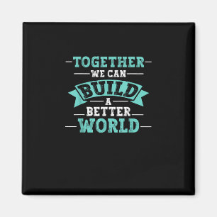 Imã Juntos Podemos Construir Um Mundo Melhor Mensagem