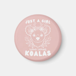 Imã Just a Girl who Loves Koalas