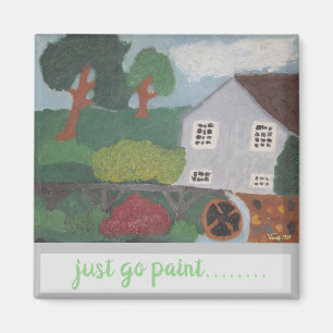 Imã just go paint by Bruce Tunis 1959
