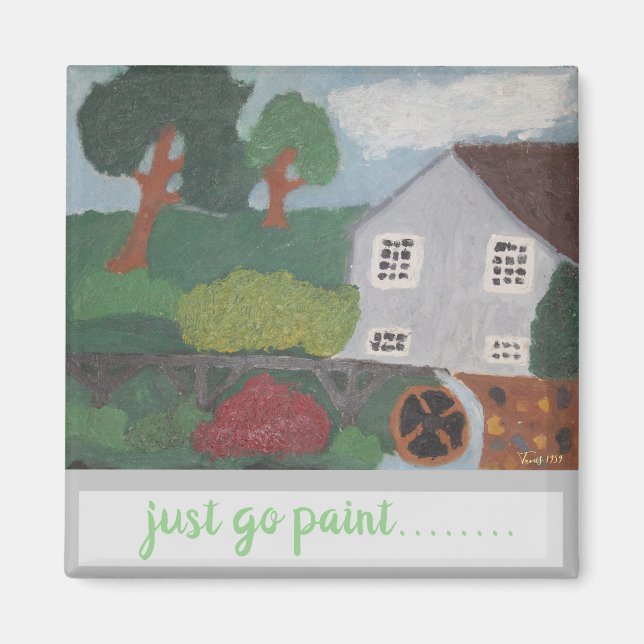 Imã just go paint by Bruce Tunis 1959 (Frente)