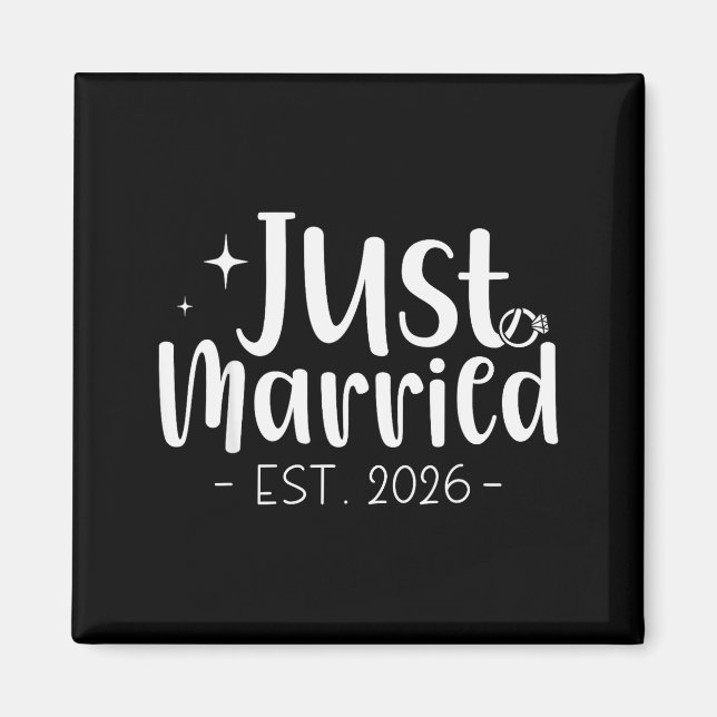 Imã Just Married 2026 Honeymoon Wedding Couples Fiance (Frente)