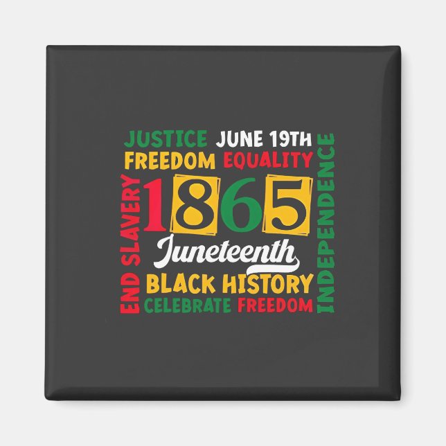 Imã Justiça 19 de junho Liberdade Igualdade 1865 (Frente)