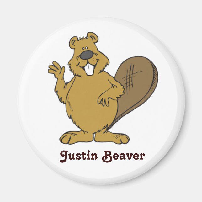 Imã Justin Beaver Magnet (Frente)
