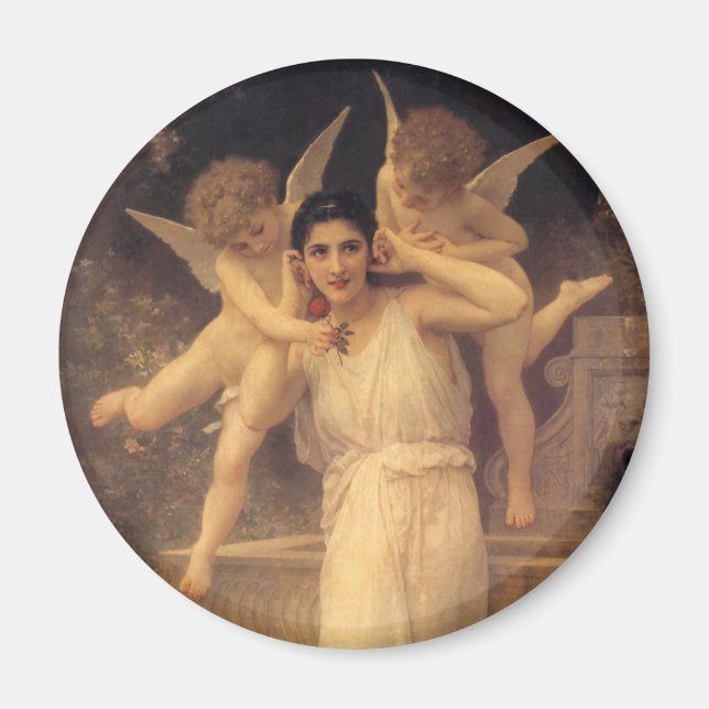 Imã Juventude de Bouguereau, Retrato dos Anjos Vitoria (Frente)