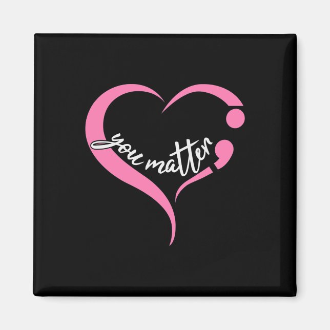 Imã Juventude Matéria Semicolon Saúde Mental e Suicídi (Frente)