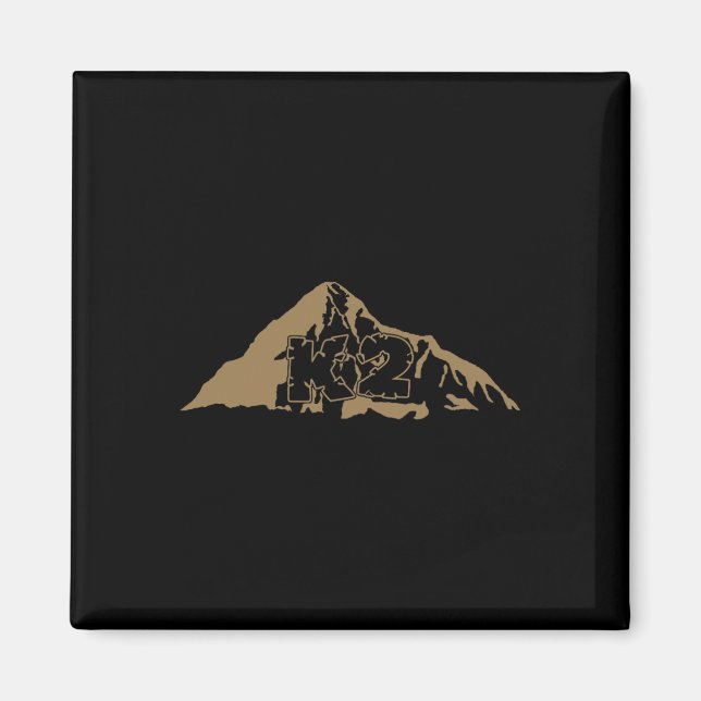 Imã K2 - Camiseta de escalada de montanha Everest Tee  (Frente)