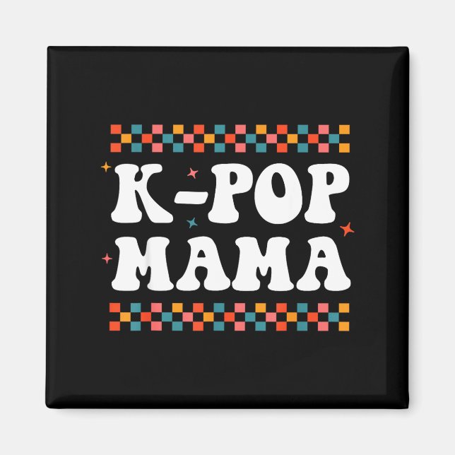 Imã K-p Mama Cute Funny K-p Music Drama Korean Mom Wom (Frente)