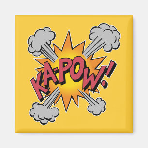 Imã KA-POW! Gráfico da revista em quadrinhos