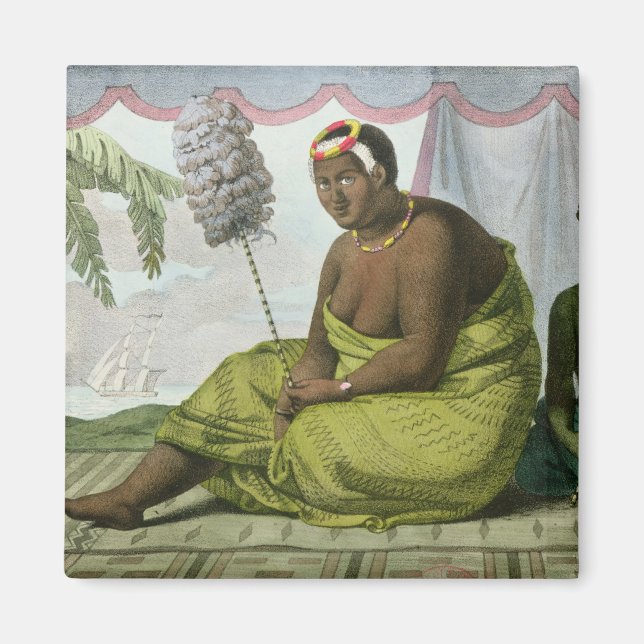 Imã Ka'ahumanu, Rainha das Ilhas Sandwich (Frente)