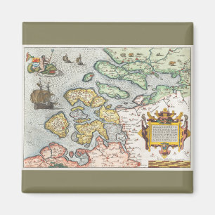 Imã Kaart van Zeeland (1592) por Frans Hogenberg.