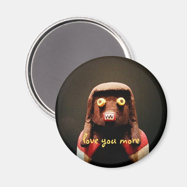 Imã Kachina Doll Te Ama Mais Escuridão Engraçado (Front/Back)