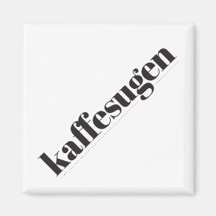 Imã Kaffesugen Black and White Magnet