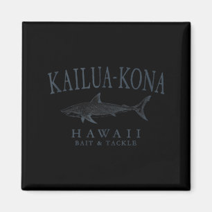 Imã Kailua - kona havaí tubarão arte de pesca retrô em