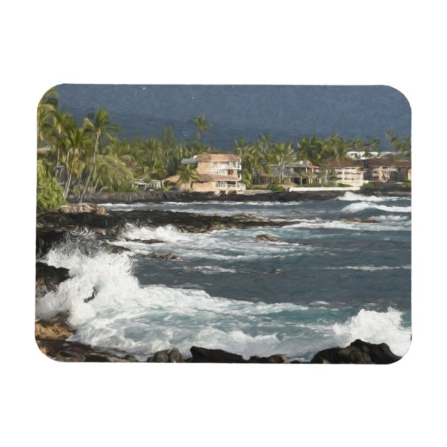 Ímã Kailua-Kona Waves (Horizontal)