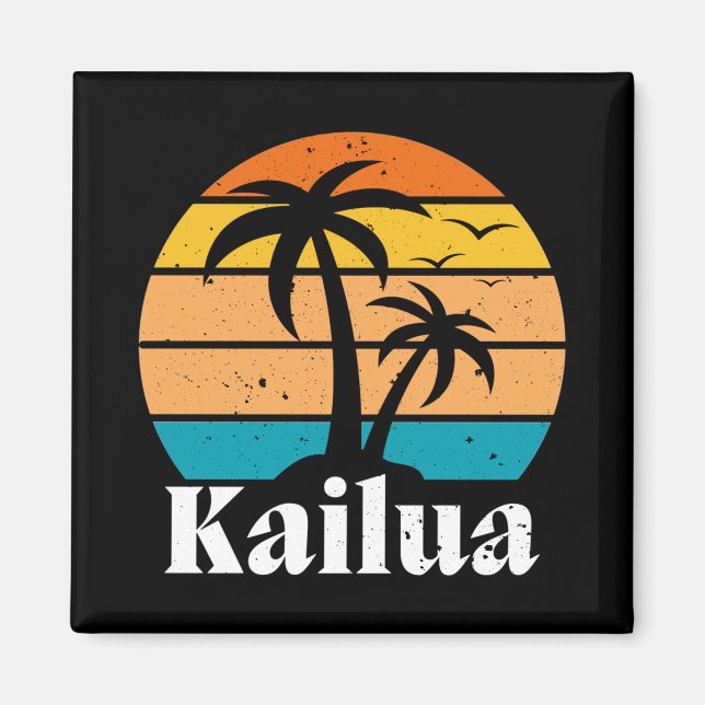 Imã Kailua Retro Vintage (Frente)