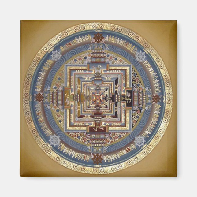 Imã Kalachakra Mandala B Magnet (Frente)