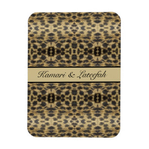 Ímã KaleidoCheetah, personalizado