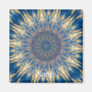 Imã Kaleidoscópio Blue Chakra Thunder_Cove