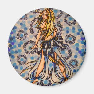 Imã Kalila Belly Dancer Magnet
