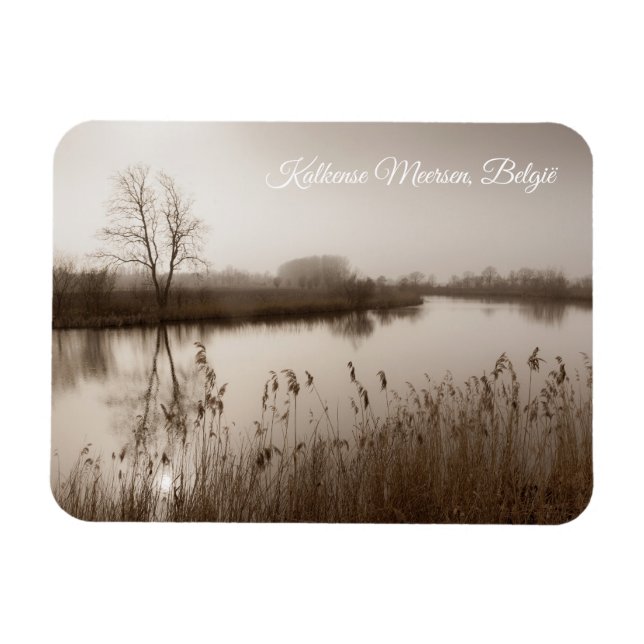 Ímã Kalkense meersen, Tranquil Landscape, Belgium (Horizontal)