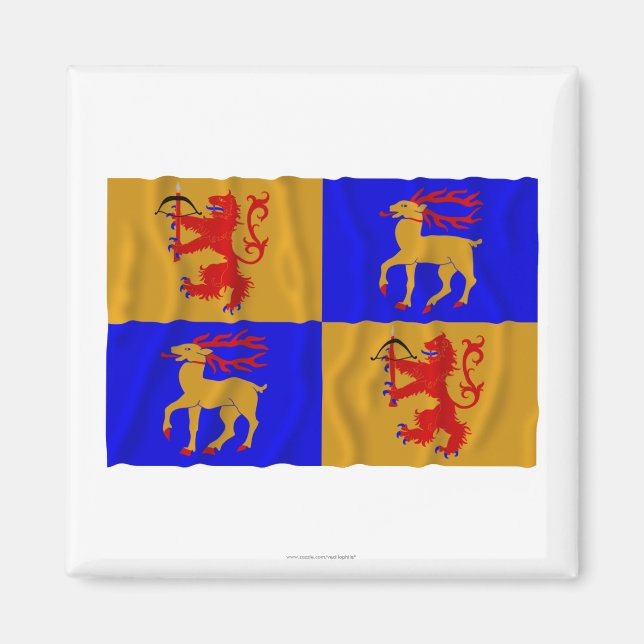 Imã Kalmar län, bandeira de acendimento (Frente)