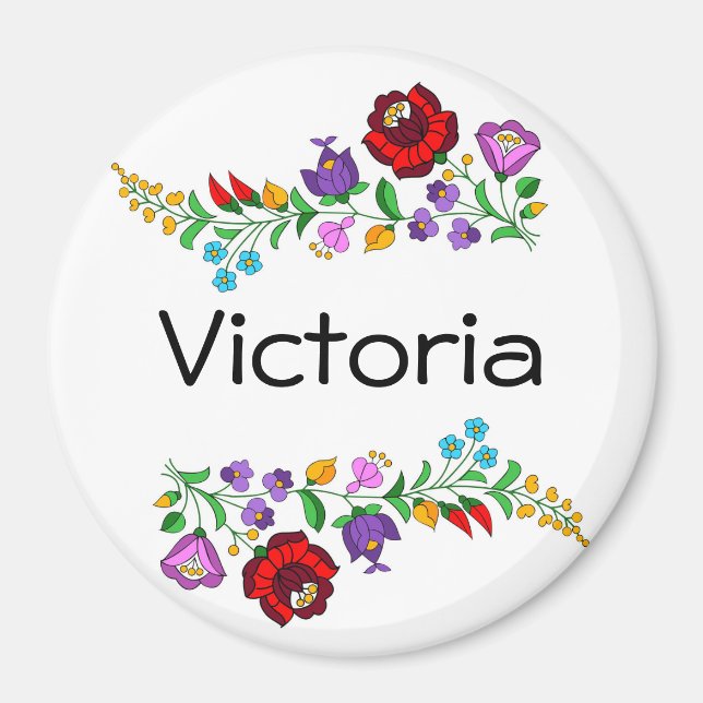 Imã Kalocsa Húngaro Personalizado (Frente)