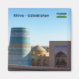 Imã Kalta Minor Minaret inacabada - Khiva, Usbequistão