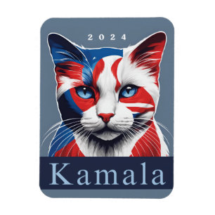 Ímã Kamala Cat 2024 Democrata nas eleições dos EUA