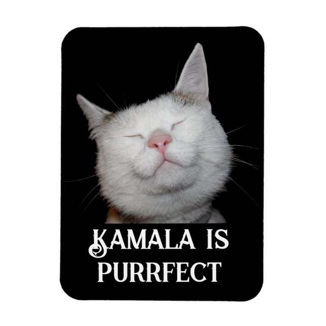 Ímã Kamala é Purrfect (Vertical)