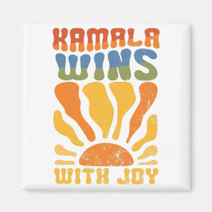 Imã Kamala ganha com Joy Retro Boho Harris Walz