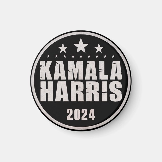 Imã Kamala Harris 2024 Para Presidente Retro Eleição (Frente)