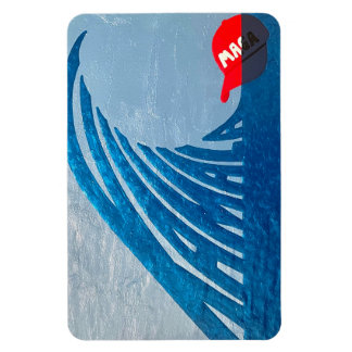 Ímã Kamala (Harris) Blue Wave Magnet