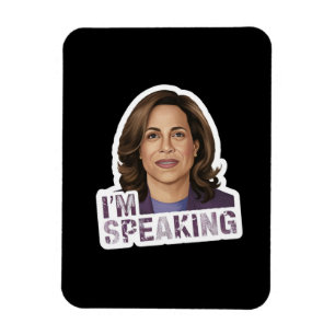 Ímã Kamala Harris Eu Estou Falando, Citação Histórica 