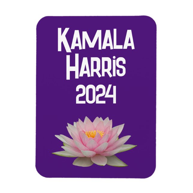 Ímã Kamala Harris Lotus 2024 (Vertical)