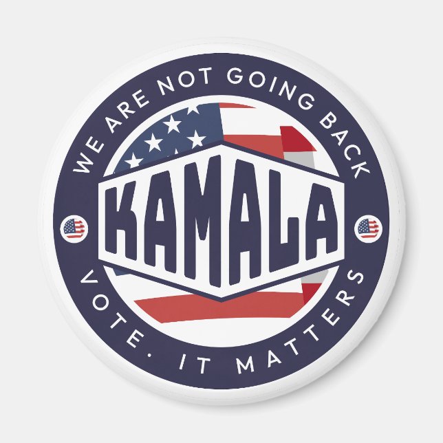 Imã Kamala Harris: Não vamos voltar (Frente)