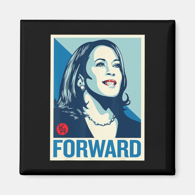 Imã Kamala Harris para frente (Frente)