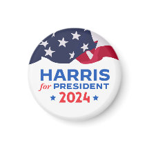 Kamala Harris Para O Presidente 2024 American Flag