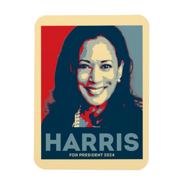Ímã Kamala Harris Para O Presidente 2024 - Esperança (Vertical)